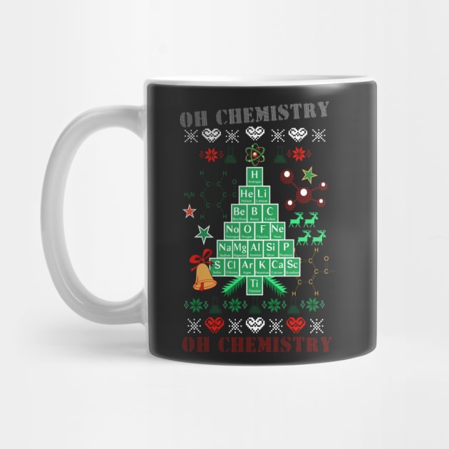 Oh Chemistree Chemistry Funny Ugly Christmas Sweater by interDesign